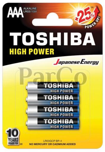 Батерия Toshiba алкални Lr03G-Aaa  