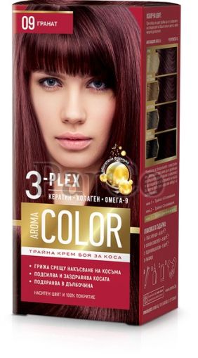 Боя за коса Aroma color 09 Гранат