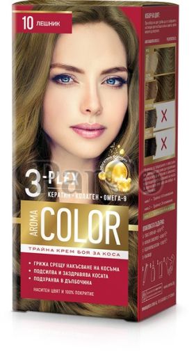 Боя за коса Aroma color 10 Лешник  