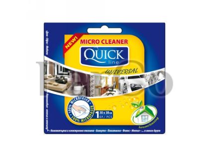 Микрофибърна кърпа универсал Quick 30х30см 