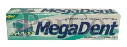 Паста за зъби Mega Dent 50мл anti plaque