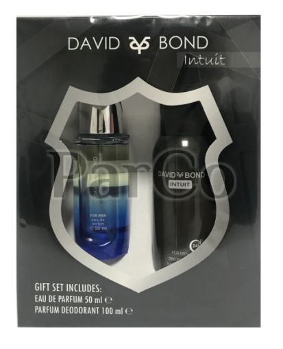 Комплект Lucky мъжки парфюм 50 мл + 100 мл дезодорант David Bond
