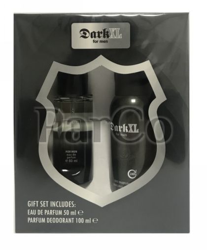Комплект Lucky мъжки парфюм 50 мл + 100 мл дезодорант Dark Xl