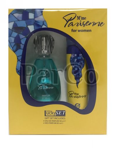 Комплект Lucky дамски парфюм 60 мл + 85 мл дезодорант Parisene