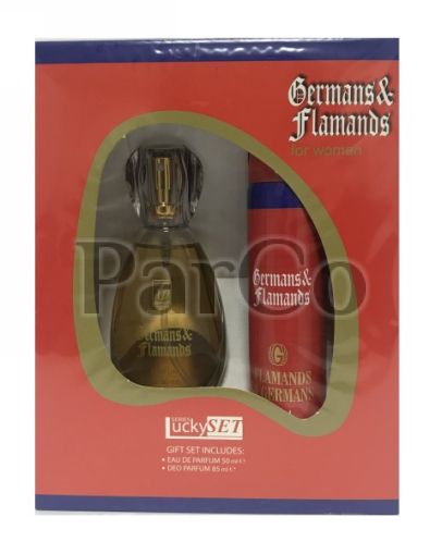 Комплект Lucky дамски парфюм 60 мл + 85 мл дезодорант Flamands and Germans