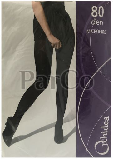Чорапогащи Orchidea микрофибър 80d 1-2-черни XS-S