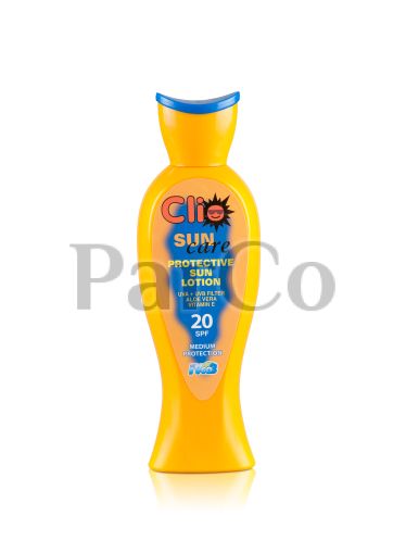 Плажно мляко за слънце Clio carotene SPF20 алое