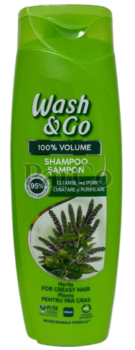 Шампоан Wash & Go 360мл herbal