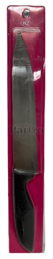 Домакински нож PVC 33 см черна дръжка