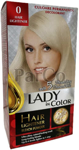 Боя за коса Lady color 0 блондор   