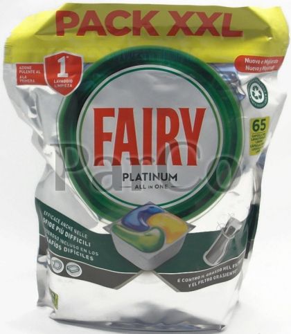 Таблетки за съдомиялна Fairy ALL in 1 Platinum 65 броя