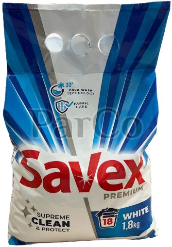 Прах за пране Savex white 1,8 кг
