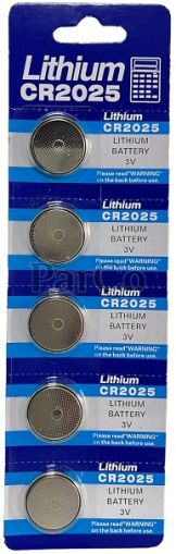 Батерии Lithium CR 2025 5 броя 3V