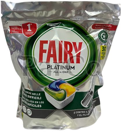 Таблетки за съдомиялна Fairy 30броя ALLin1 Platinum