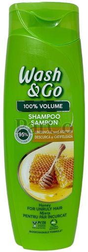 Шампоан Wash & Go 360мл с мед