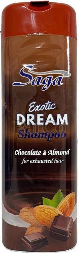 Шампоан Saga Dream exotic 500мл Шоколад и бадем  