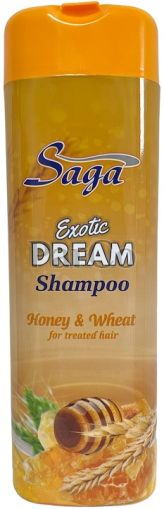 Шампоан Saga Dream exotic 500мл Мед и пшеница  
