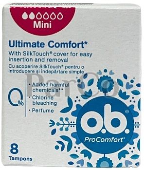 Дамски тампони O.B. Procomfort 8 mini  