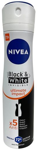 Дезодорант Nivea дамски 150 мл invisible black and white ultimate impact