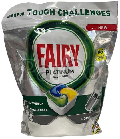 Таблетки за съдомиялна Fairy ALL in 1 Platinum 66 броя