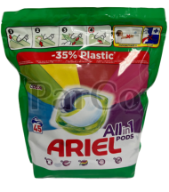 Капсули за пране Ariel ALLin1 пакет 45 броя х 25г color
