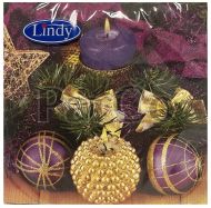 Коледни салфетки Lindy collection 20 броя 33х33 см