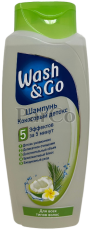 Шампоан Wash & Go 750мл кокосова вода