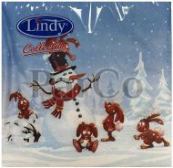 Коледни салфетки Lindy collection 20 броя 33х33 см